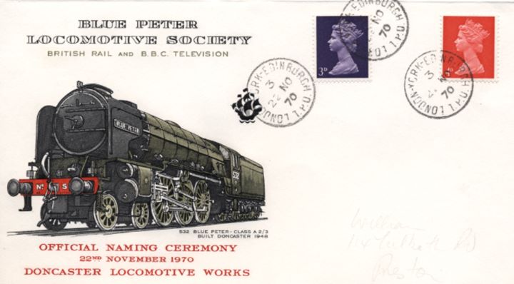 TPO Postmarks, Blue Peter Locomotive Society