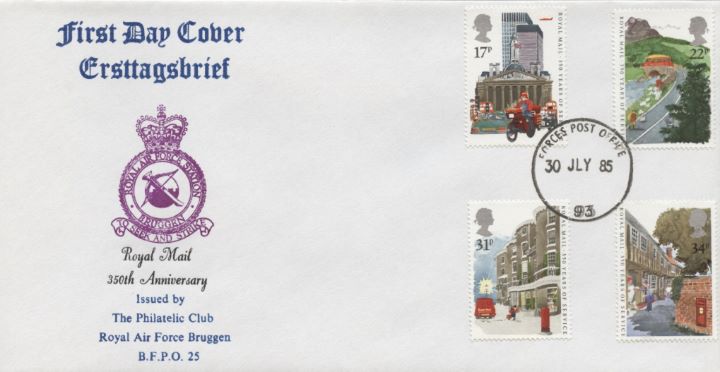 The Royal Mail, RAF Bruggen Crest