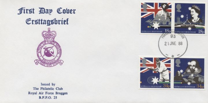 Australian Bicentenary, RAF Bruggen Crest