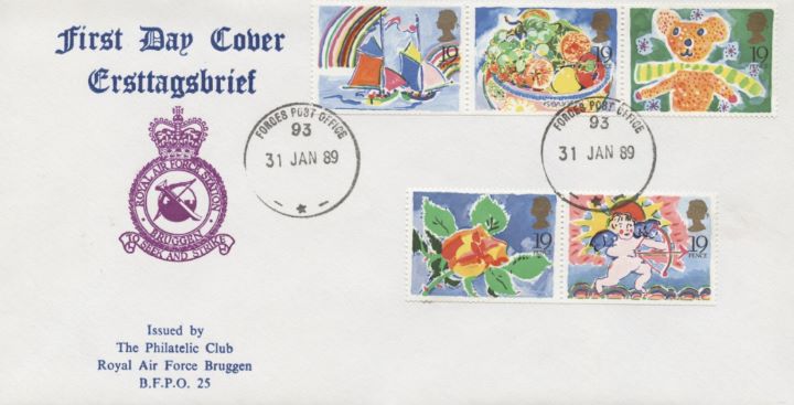 Greetings Stamps, RAF Bruggen Crest