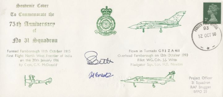 75th Anniversary, No 31 Squadron