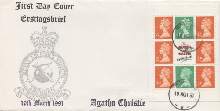 PSB: Agatha Christie - Pane 3, RAF Bruggen Crest