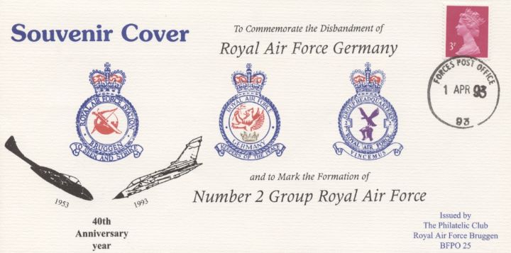 RAF 75th Anniversary, RAF Crest