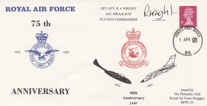 RAF 75th Anniversary, RAF Crest