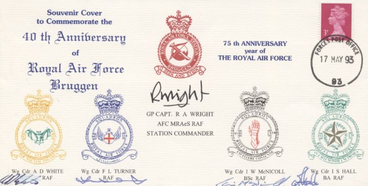 40th Anniversary RAF Bruggen, 5 RAF Crests