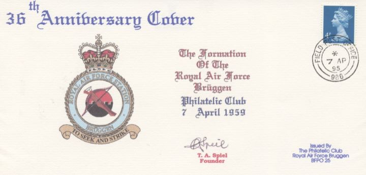 36th Anniversary, RAF Bruggen Philatelic Club