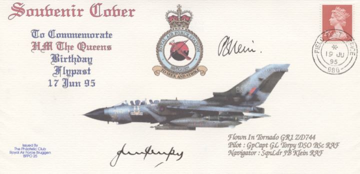 HM The Queen Birthday Flypast, Tornado