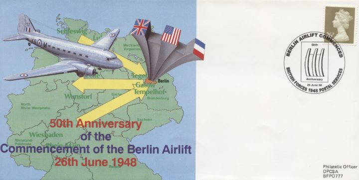 Berlin Airlift, Map & Aircraft