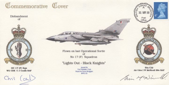 Disbandment of OC17 F Squadron, Lights Out - Black Knights