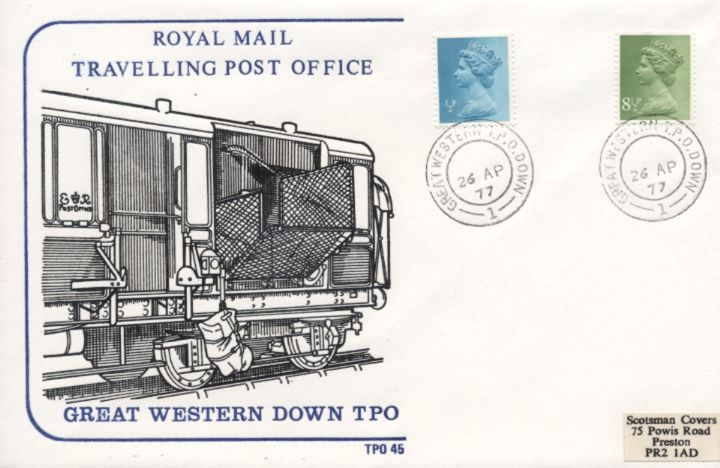 TPO Postmarks, Travelling Post Office