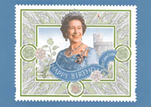 Stamp Book: Queen's 70th Birthday