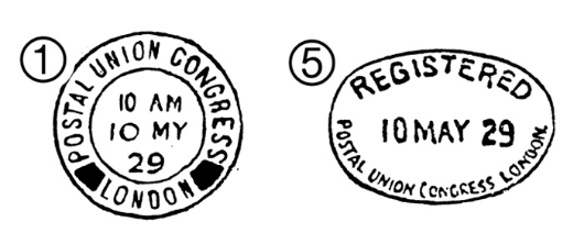 Postal Union Congress Postmarks