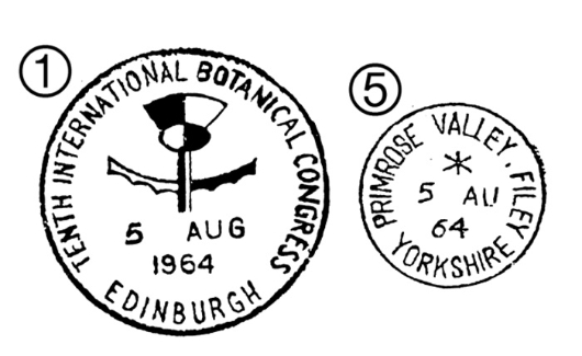 Botanical Congress Postmarks