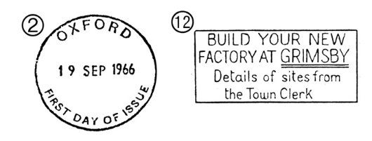 British Technology (Phosphor) Postmarks