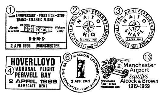 Notable Anniversaries Postmarks