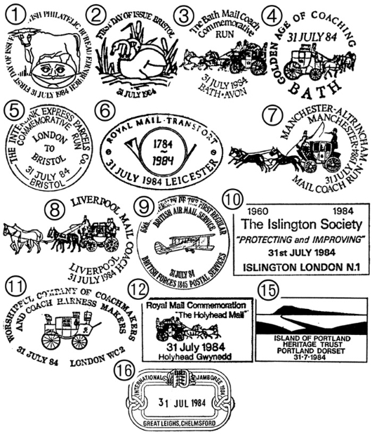 The Royal Mail Postmarks