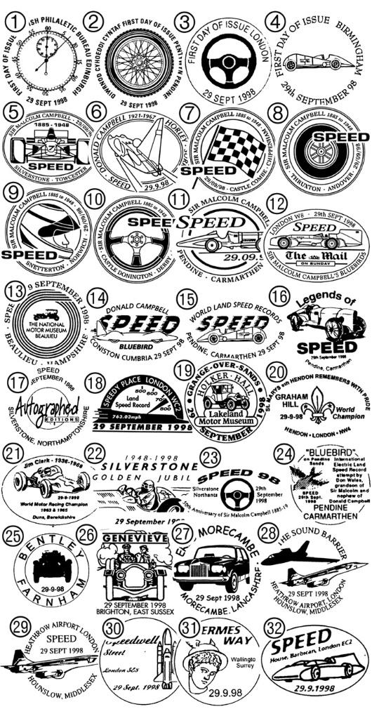 Speed Postmarks