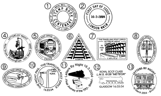 PSB: Letters by Night Postmarks