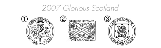 Glorious Scotland: Generic Sheet Postmarks