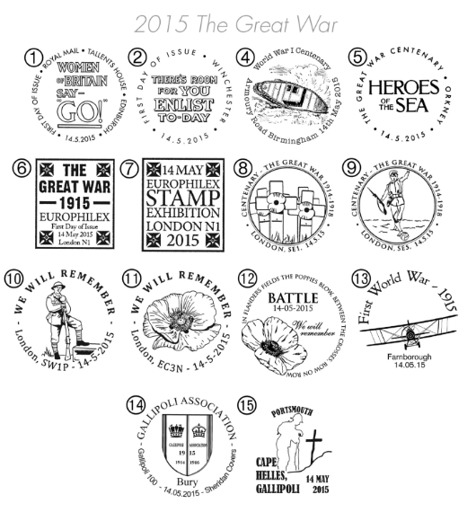 The Great War Postmarks