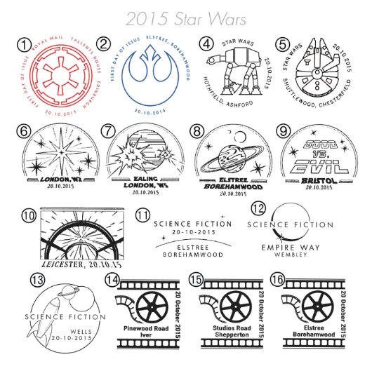 Star Wars Postmarks