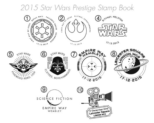 PSB: Star Wars - Pane 4 Postmarks