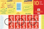 View enlarged 'Window: Stampers: 10 x 1st What's Happening?' Image.