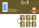 View enlarged 'Self Adhesive: Gold Stamps: 6 x 1st' Image.