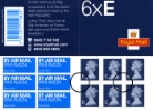 View enlarged 'Self Adhesive: Airmail: 6 x E' Image.