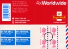 View enlarged 'Self Adhesive: Airmail: 4 x Worldwide (40 grams)' Image.