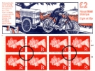 View enlarged 'Vending: New Design: £2 Postal Vehicles 1 (Motorised cycle)' Image.