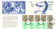 View enlarged 'Counter: New Design: £1.46 Postal Hist. 8 (Seahorses)' Image.