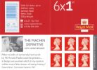 Self Adhesive: Machin 50th Anniversary: 6 x 1st