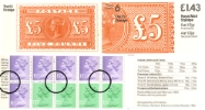 Counter: New Design: £1.43 Postal Hist. 6 (£5 Orange)