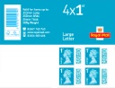 Self Adhesive: Barcoded 4 x 1st Large