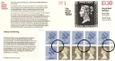 Counter: New Design: £1.30 Postal Hist 1 (Penny Black)