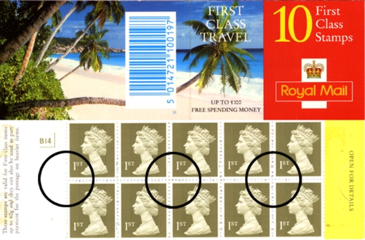 Stamp Book: 10 x 1st Travel