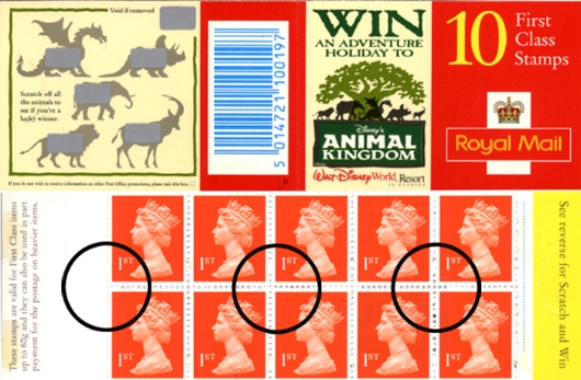 Stamp Book: 10 x 1st Animal Kingdom