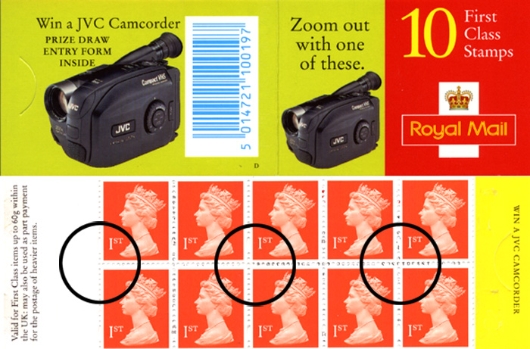 Stamp Book: 10 x 1st JVC Camcorder