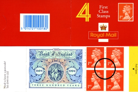 Stamp Book: Bank of England