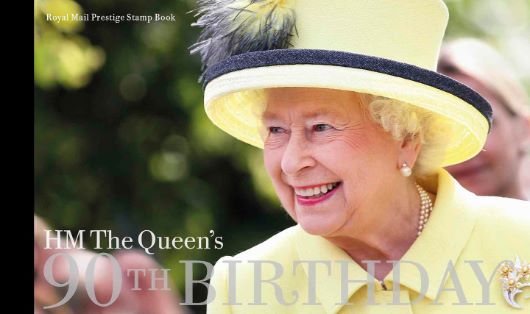 H M The Queen's 90th Birthday 2016: Prestige Stamp Book / BFDC