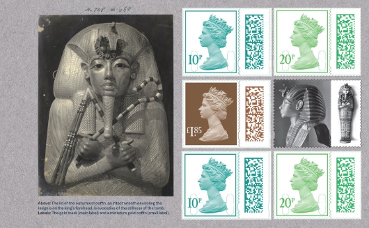 Prestige Stamp Book: Tutankhamun - Pane 3