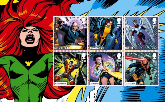 Prestige Stamp Book: XMen - Pane 1