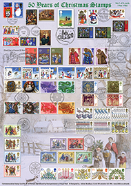 44697 | 03.11.2015 - 50 Years of Christmas Stamps (Part 1) | Christmas 2015 | £25.00