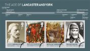 View enlarged 'The Houses of Lancaster & York: Miniature Sheet' Image.