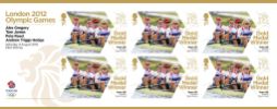 View enlarged 'Rowing - Men's Four: Olympic Gold Medal 9: Miniature Sheet' Image.