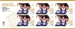 View enlarged 'Cycling - Track - Women’s Team Pursuit: Olympic Gold Medal 11: Miniature Sheet' Image.