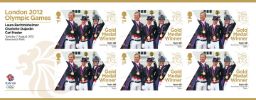 View enlarged 'Equestrian - Team Dressage: Olympic Gold Medal 20: Miniature Sheet' Image.