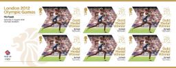 View enlarged 'Athletics - Track - Men’s 5000m: Olympic Gold Medal 27: Miniature Sheet' Image.