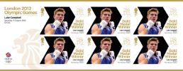 View enlarged 'Boxing - Men’s Bantam Weight: Olympic Gold Medal 28: Miniature Sheet' Image.